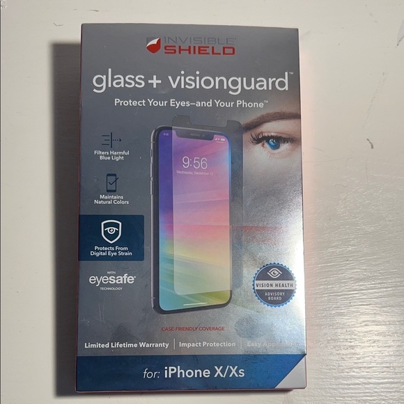 Other - NIB Glass+ VisionGuard Screen Protector for iPhone X/Xs - Clear